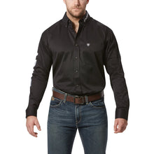 Load image into Gallery viewer, Ariat - Mens Team Logo Long Sleeve Shirt - BLACK/WHITE
