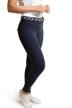 Load image into Gallery viewer, QJ - Competition Riding Tights - BLACK