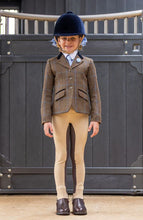 Load image into Gallery viewer, YOUTH 2 tone Competition Tights - Hunter/Havana Brown - ASSORTED SIZES