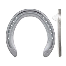 Load image into Gallery viewer, Horse Shoes - Kings - Extra Sound Steel - HIND - with Toe Clip - Size 6