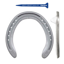 Load image into Gallery viewer, Horse Shoes - Kings - Extra Sound Steel - HIND - with Toe Clip - Size 6