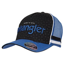 Load image into Gallery viewer, Wrangler - Jack HP Trucker Cap - BLACK/BLUE - one size