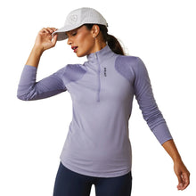 Load image into Gallery viewer, Ariat - Womens Breathe 1/4 Zip Long Sleeve - BLUE GRANITE - ASSORTED SIZES