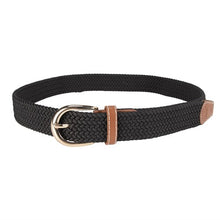 Load image into Gallery viewer, Braided Equestrian Belt - BLACK - 36 inch