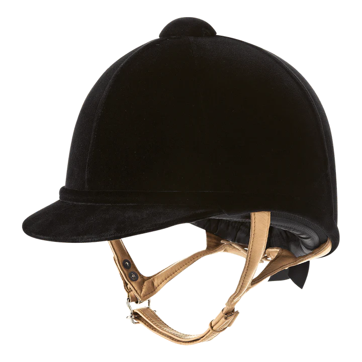 Charles Owen Fian Helmet Black 58 cm Heywood Horse Country