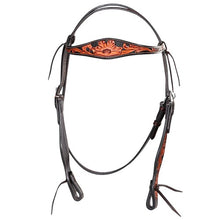 Load image into Gallery viewer, Bridle - Frontier - Brown Filigree Tooling- Fort Worth