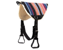 Load image into Gallery viewer, Bareback Pad with mounts - Navajo