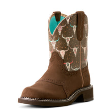 Load image into Gallery viewer, Ariat - Womens Fatbaby - FARAH BARLEY/BOHO SKULL PRINT - ASSORTED SIZES