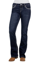 Load image into Gallery viewer, Zoe - GIRLS - Boot Cut Jean - Pure Western - Midnight - 8