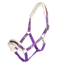 Load image into Gallery viewer, Halter - Fleece Ponies - purple - PONY, COB ,FULL