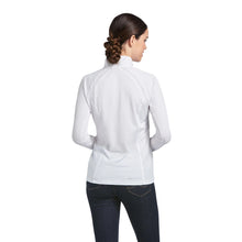 Load image into Gallery viewer, Ariat Women's Sunstopper 2.0 1/4 Zip LS Baselayer - WHITE