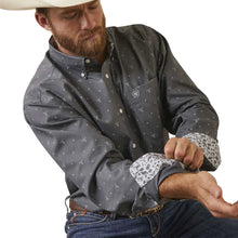 Load image into Gallery viewer, Ariat- Mens Faraz Classic Long Sleeve Shirt - Small - WEATHERED SLATE - NO EXCHANGES OR REFUNDS ON SALE ITEMS - WAS $ 129.95 NOW $ 77.97