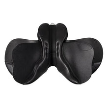 Load image into Gallery viewer, Jeremy & Lord Leather GP Saddle with Adjustable Gullet - Black- 16"/40cm