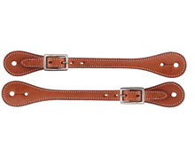 Load image into Gallery viewer, Spur Straps - Western - MENS - Chestnut