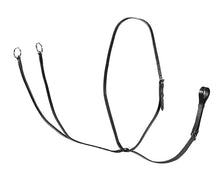 Load image into Gallery viewer, Leather Black Running Martingale - GG - BROWN & BLACK - PONY