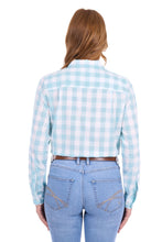 Load image into Gallery viewer, Thomas Cook - Womens Eliza Long Sleeve Shirt - Pastel/Turquiose/White - 10