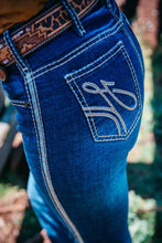 Load image into Gallery viewer, Hitchley & Harrow - Comfort Cut High Rise - "Richmond" Beige Stitch Jeans - ASSORTED SIZES