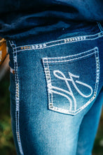 Load image into Gallery viewer, Hitchley & Harrow - Mid Rise Lexington - WHITE & SILVER STITCH