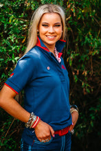 Load image into Gallery viewer, Hitchley & Harrow - Loose Fit Polo - EL 65- size 14 - NAVY