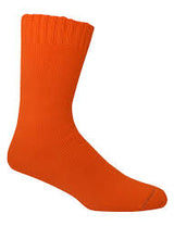 Load image into Gallery viewer, Bamboo Comfort Sock - Wilderness- Fluro Orange - 2-8