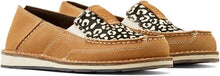 Load image into Gallery viewer, Cruiser - Womens - Ariat -DARK TAN SUEDE/CREAM CHEETAH HAIR ON