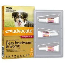Load image into Gallery viewer, Advocate - DOG - Fleas, Heartworm & Worms