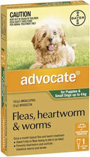 Load image into Gallery viewer, Advocate - DOG - Fleas, Heartworm & Worms