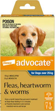 Load image into Gallery viewer, Advocate - DOG - Fleas, Heartworm & Worms