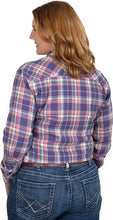 Load image into Gallery viewer, Just Country - Womens Brooke Flannel Workshirt - Check- XX Large - WAS $ 49.95 NOW $ 34.96