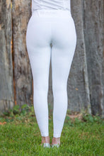 Load image into Gallery viewer, Bare Equestrian Competition Tights -White Snow - XXL
