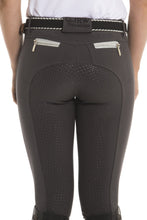 Load image into Gallery viewer, QJ Riding Wear Zara Silicone Full Seat Breeches - NAVY - 10