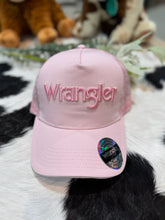 Load image into Gallery viewer, Wrangler - Kimmy HP Pony Tail Trucker Cap - PINK - One Size
