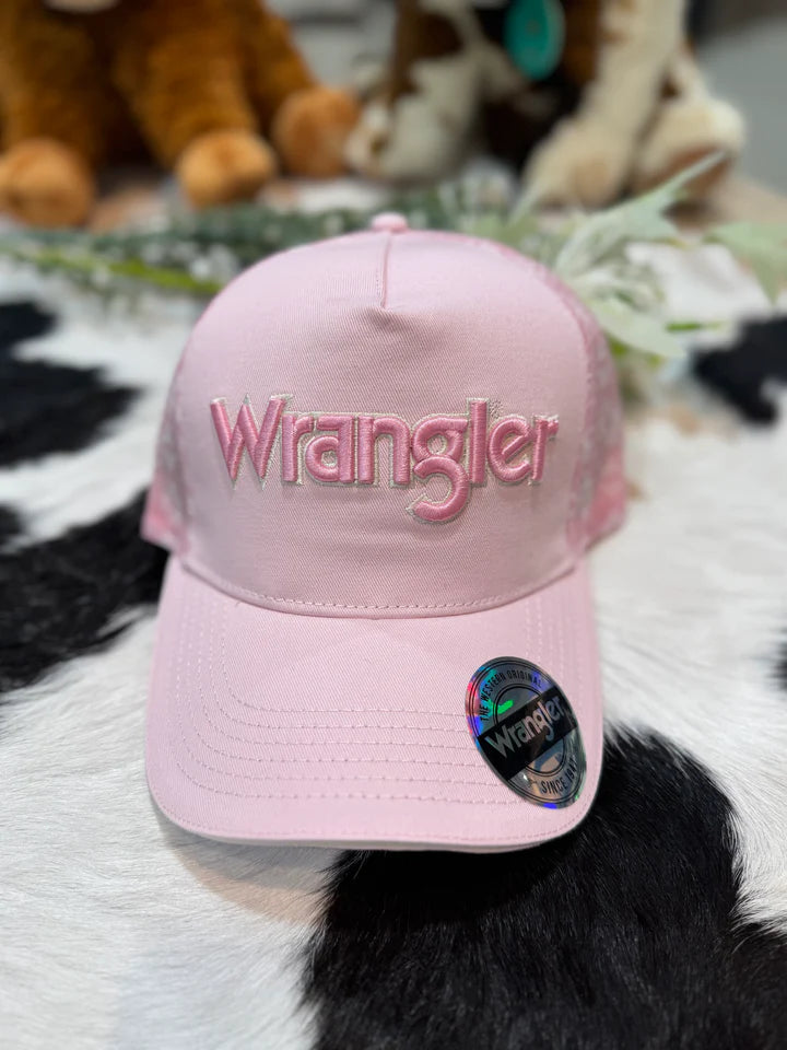 Wrangler - Kimmy HP Pony Tail Trucker Cap - PINK - One Size