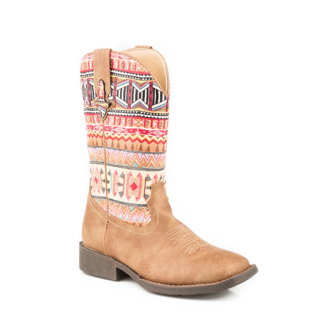 Roper - Kids Aztec - Tan/Aztec - 9