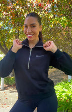 Load image into Gallery viewer, Bare - Quarter Zip Teddy Pull Over - BLACK
