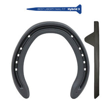 Load image into Gallery viewer, Horse Shoes - Kings - Extra Sound Steel - HIND - with Toe Clip - Size 6
