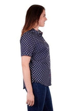 Load image into Gallery viewer, Josie - Womens Short Sleeve Shirt - Navy - 14
