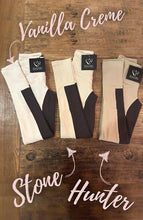 Load image into Gallery viewer, YOUTH 2 tone Competition Tights - Hunter/Havana Brown - ASSORTED SIZES
