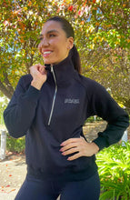 Load image into Gallery viewer, Bare - Quarter Zip Teddy Pull Over - BLACK
