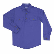 Load image into Gallery viewer, Lachlan Workshirt - Boys - Just Country  -  BLUE - VARIOUS SIZES
