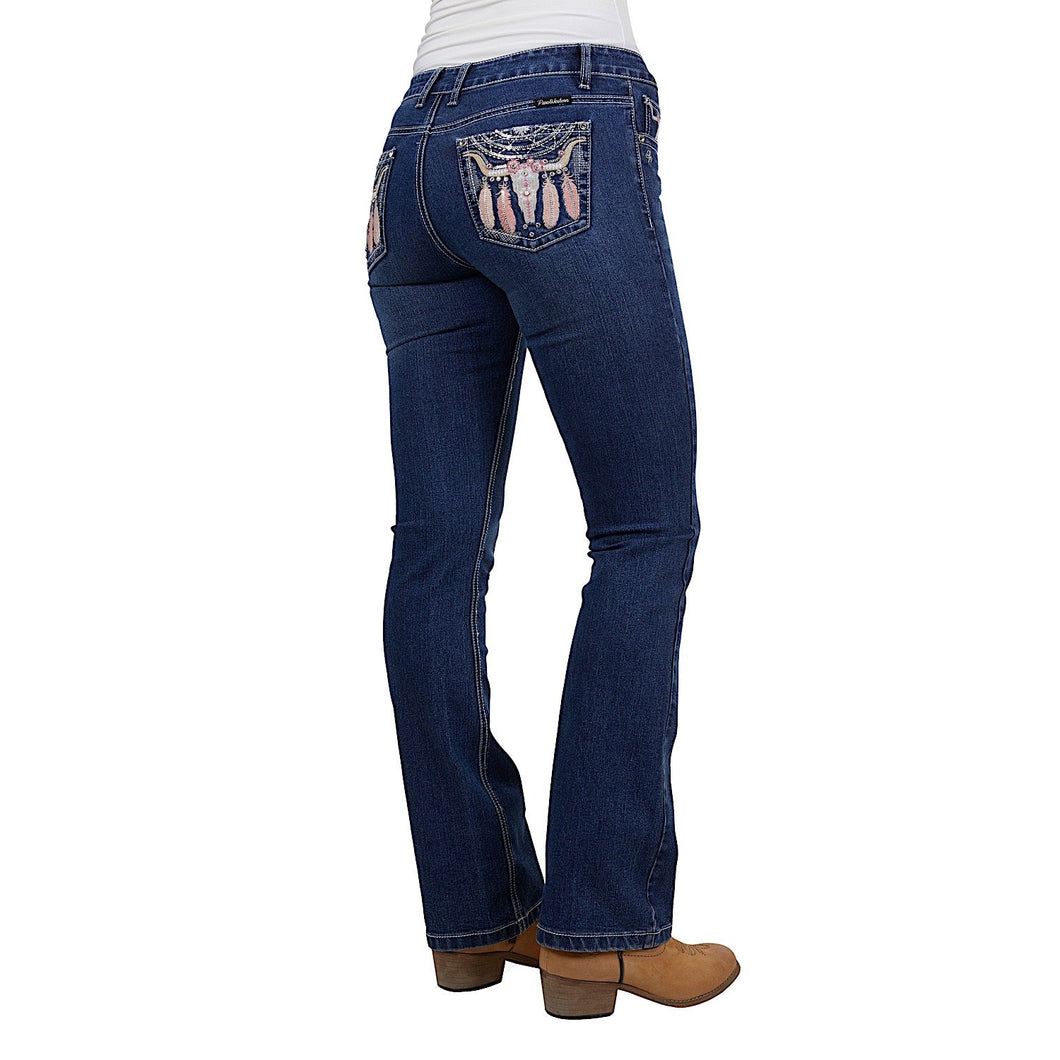 Pure Western -WOMANS - Ava Boot Leg Jean- INDIGO