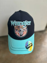 Load image into Gallery viewer, Kids Chelsea Trucker Cap - Navy/Aqua
