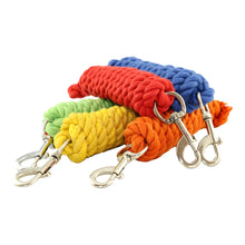 Load image into Gallery viewer, Eureka Brass Clip Leadrope -  8 Foot - ASSORTED COLORS
