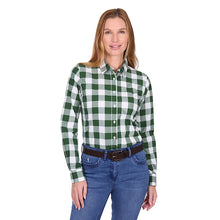 Load image into Gallery viewer, Thomas Cook - Womans - Judy Long Sleeve Shirt- Green / White - ASSORTED SIZES
