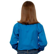 Load image into Gallery viewer, Kenzie Workshirt - Girls - Just Country  - Blue Jewel - XS - 4-5
