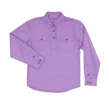 Load image into Gallery viewer, Kenzie Workshirt - Girls - Just Country - ORCHID -ASSDORTED SIZES
