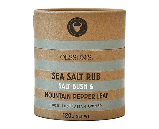 Olsson's Sea Salt Rub Mountain Pepper Leaf 120 g
