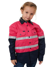 Load image into Gallery viewer, Ritemate Kid&#39;s 2 Tone LS Reflective Shirt
