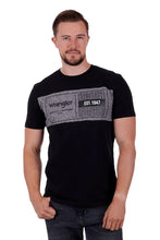 Load image into Gallery viewer, Mens Stewart Short Sleeve TeeBlack and Grey - WAS $ 64.95 50 % OFF NOW $ 32.47 - NO EXCHANGES OR REFUNDS ON SALE ITEMS
