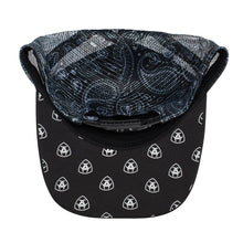 Load image into Gallery viewer, Ariat - Longhorn Trucker Cap - Black - One Size
